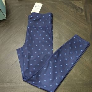 NWT Fabletics Blue Star Leggings